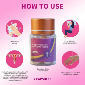 Cápsulas de Corteza de Olmo Natural, Cápsulas <span class=keywords><strong>Lubricantes</strong></span>, Probióticos <span class=keywords><strong>Íntimos</strong></span> Yoni, Píldoras <span class=keywords><strong>Lubricantes</strong></span> <span class=keywords><strong>para</strong></span> Mujeres - Product Image 5