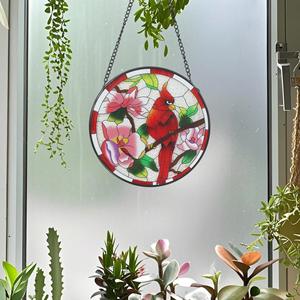 Demir Modern asılı dekorasyon serigraf el-boyalı kuş yakalayıcı ofis ev pencere bahçe duvar asılı - Product Image 1