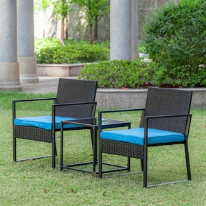 Muebles de Jardín Metálicos Modernos de Alta Calidad, Conjunto de Mesa y Sillas para Exteriores, para Sala de Estar y Comedor, con opción de pago a plazos - Product Image 2