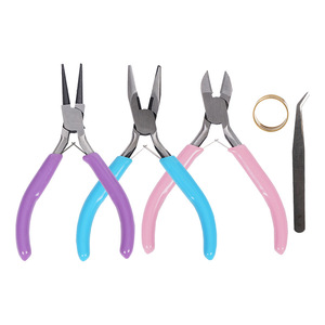 Pince à bijoux Xinrui en acier inoxydable à bec pointu de 4,5 pouces pour outils de travail du fil DIY - Product Image 3