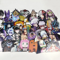 300 designs en gros, autocollants animés mixtes, autocollants lenticulaires personnalisables pour voitures, décorations de dessins animés, autocollants de voiture imperméables