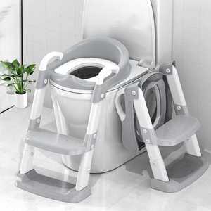 Baby Guard Town Children's Toilet <b>Step</b> <b>Stool</b> With Armrests And Potty Seat For 1-6 Years Old Kids - Product Image 1