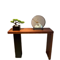 Table console moderne en bois et métal pour salon, salle à manger, entrée, couloir et hall