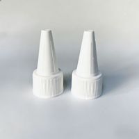 Tapones de Plástico PP - Tapones de 18/20/24/28 mm para Lociones Capilares, Dispensadores de Tinta, Tapones de Botella de Plástico con Boquilla Puntiaguda a Prueba de Fugas