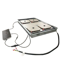 Cuisinière à induction électrique en pierre frittée magnétique cachée, cuisinière à induction sous le comptoir