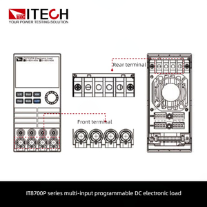 ITECH IT8701P IT8702P Módulo de carga dual Unidad de control principal de cuatro bloques de carga IT8703P Unidad de expansión de cuatro módulos de carga - Product Image 2