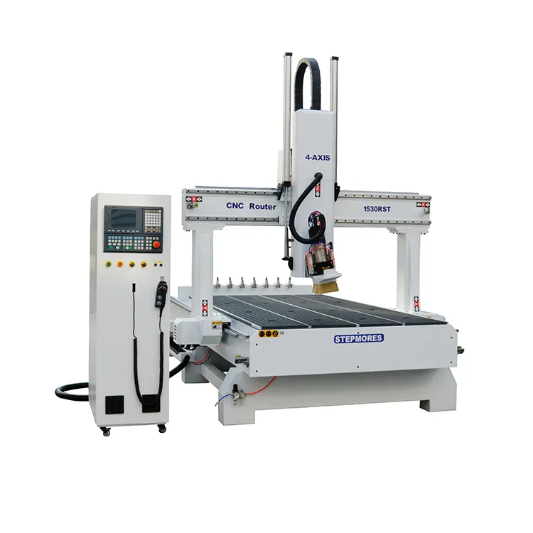 נדנדה ראש 5.5kw מים מקורר ציר 4 ציר עץ מכונה 1500*3000 ATC cnc גילוף נתב