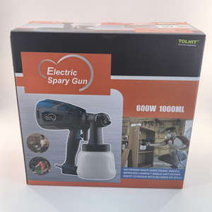 TOLHIT 600W Spruzzatore Airless HVLP <span class=keywords><strong>per</strong></span> <span class=keywords><strong>Verniciatura</strong></span> Casa e Auto, <span class=keywords><strong>Pistola</strong></span> a Spruzzo <span class=keywords><strong>Elettrica</strong></span> Automatica da 1000ml <span class=keywords><strong>per</strong></span> Vernice a Pressione Fai-da-te - Product Image 6