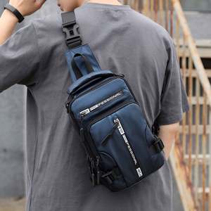 Wholesale Outdoor Waterproof Nylon Durable Unisex Custom Messenger <b>Sling</b> Chest Crossbody Fanny Pack <b>Men's</b> <b>Bag</b> Waist <b>Bags</b> - Product Image 5