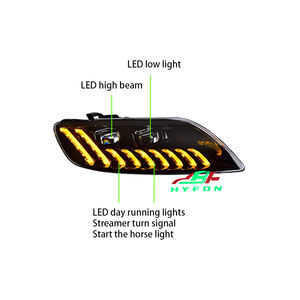 Pour <span class=keywords><strong>Audi</strong></span> <span class=keywords><strong>Q7</strong></span> 2006-2015 Mise à niveau Full LED Phare <span class=keywords><strong>Dynamique</strong></span> Streamlight <span class=keywords><strong>Clignotant</strong></span> LED Feux de jour Plug & Play - Product Image 2