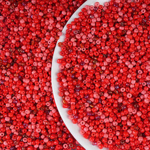 JC Crystal Großhandel Bulk 450g 3mm 4mm Glass amen perlen Factory Mix Farben Samen perlen für die Schmuck herstellung - Product Image 4