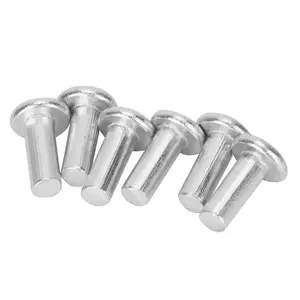 Rebites de cabeça redonda de aço inoxidável para vendas diretas da fábrica Rebites de metal com cabeça de cogumelo rebites de aço