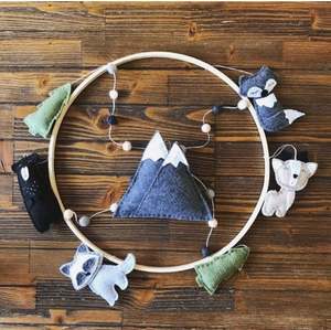 Jouet musical montessori pour enfants de style boho, mobile de berceau en forme de <span class=keywords><strong>dauphin</strong></span>, fait à la main, pour nouveau-né, chambre d'enfant - Product Image 4