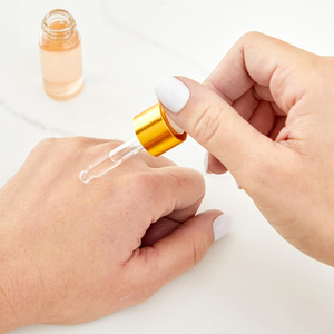 Golden Supplier Dropper Gift Box 15 ml Dropper Bottle with Gold Bottle with 1oz Serum <b>Oil</b> Bottle - Product Image 3