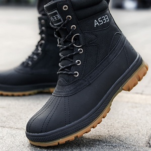 Stivali Desert con Suola Spessa e Tomaia Alta <span class=keywords><strong>per</strong></span> Uomo, <span class=keywords><strong>Scarpe</strong></span> Sportive <span class=keywords><strong>per</strong></span> Campeggio ed Escursionismo, Taglie Grandi, Stivali Tattici S0075 - Product Image 3