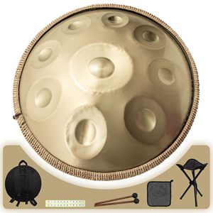 Offre Spéciale 22 pouces D Minor Kurd Handpan Drum <span class=keywords><strong>10</strong></span> Notes Instrument à main en acier inoxydable - Product Image 1