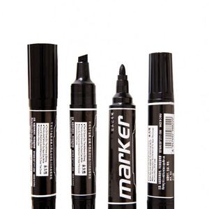 Marcador Permanente Negro, Rojo y Azul, No Tóxico, Resistente al Agua, con Logotipo Personalizado - Product Image 1