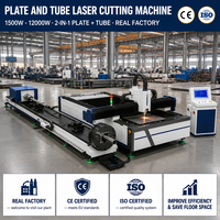 Machine de découpe laser à fibre multifonctionnelle pour plaques et tubes, haute efficacité, utilisation facile, découpeuse laser CNC pour tôles et tuyaux métalliques
