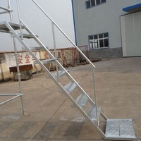 Escalier en acier en forme de Z à utiliser pour les échafaudages