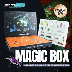 Coffret Cadeau de Pêche Personnalisé Selco Soft Worm OEM, Ensemble de leurres, Mystère de Noël - Product Image 3