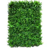 Indoor Tuin Kunstmatige Groene Gras Muur Achtergrond Planten Panel Muur Voor Decoratie
