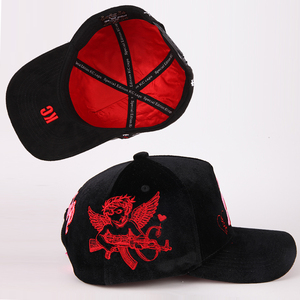 Casquette de baseball 5 panneaux en coton pour adulte, style 'Dad Hat', à visière courbée, avec broderie 3D, doublure en satin et en daim pour le sport - Product Image 1
