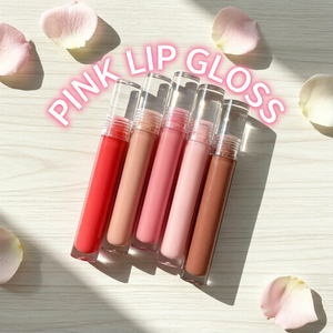 ลิปกลอสสีชมพู เนื้อเข้มข้น หนาแน่น วีแกน ช่วยบำรุงริมฝีปากด้วยเชียบัตเตอร์ รับผลิตโลโก้เองได้ - Product Image 1