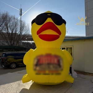 Papera Gonfiabile da Piscina per Parco Acquatico, Mascotte a Forma di Cartone Animato per Giochi Estivi - Product Image 1