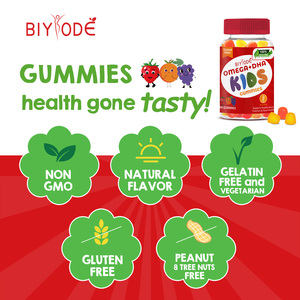 Biyode Effectieve Formule Klaar Voorraad Snelle Verzending Groothandel Kinderen Supplement Omega Multivitamine Kinderen Worden Groter <span class=keywords><strong>Dha</strong></span> Gummies - Product Image 2