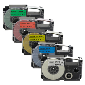 Tương thích XR-12WER 12 mét màu đỏ trắng nhãn Băng Cartridge cho <span class=keywords><strong>CASIO</strong></span> kl120 kl60 kl7200 KL-100 KL-780 KL-750 cho máy in nhãn - Product Image 6