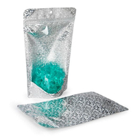 Sachets Doypack Personnalisés à Impression Frontale Transparente en Aluminium avec Fermeture Zip Refermable, en Mylar de Qualité Alimentaire pour Emballage d'Aliments pour Animaux de Compagnie