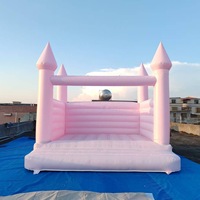 Château gonflable de fête avec arche de ballons détachable, structure d'activités de plein air pour les journées parent-enfant à la maternelle