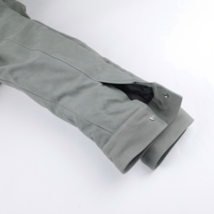 سترة شتوية للرجال من القطن 100٪ بأسلوب ملابس العمل مع جيبين مقاومة للرياح وقصيرة بسحاب ومبطن - Product Image 5