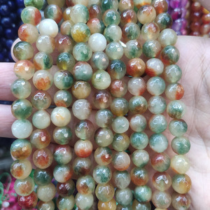 <span class=keywords><strong>Perles</strong></span> arc-en-ciel rondes en cristal de jade à facettes, <span class=keywords><strong>perles</strong></span> de pierres précieuses teintes <span class=keywords><strong>perles</strong></span> de jade multicolore pour la fabrication de bijoux 6 8 10mm, longueur 36cm - Product Image 4