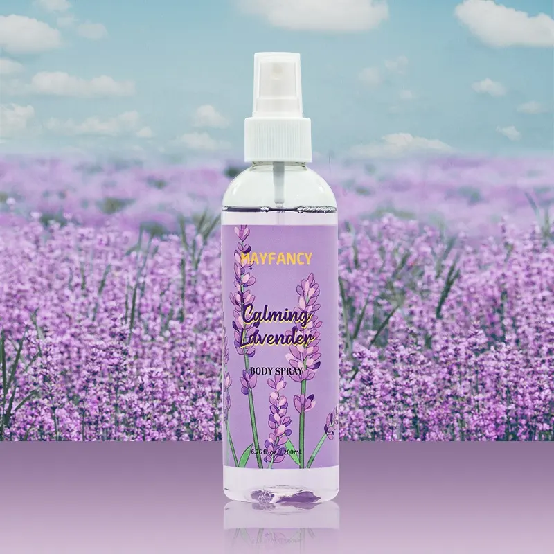 MAYFANCY 200ML harga pabrik parfum Bodyworks semprot kabut hidrasi aroma Lavender semprotan tubuh wanita dan pria