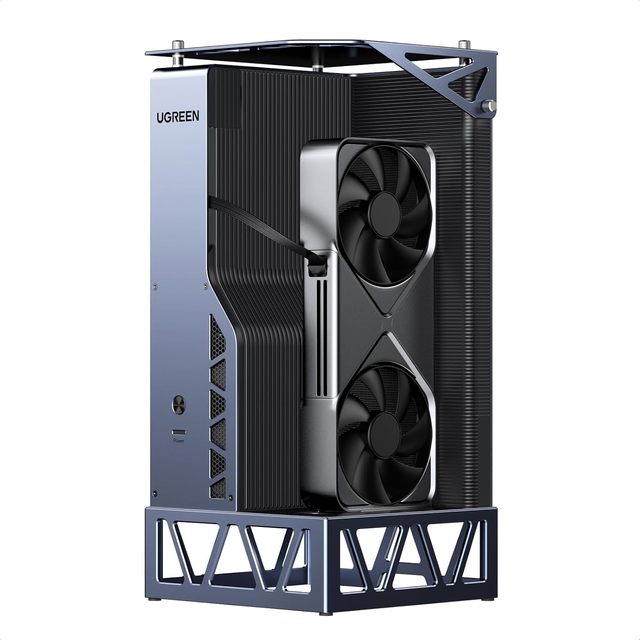 UGREEN External Graphics Dock 850W 80 Plus Gold Certified | ATX 3.1 PSU OCuLink USB4 | 64/40Gbps /AMD/Intel GPUs