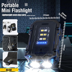 Mini Linterna LED USB Recargable Industrial AA con Zoom, Clasificación IP54, 4W de Alto Flujo Luminoso - Product Image 6