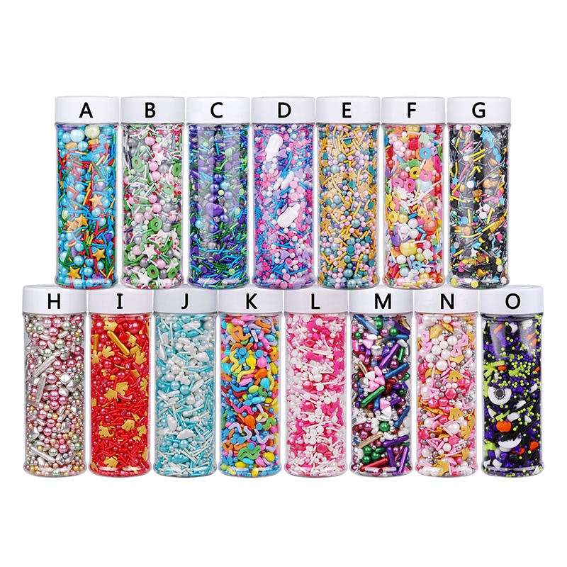 Декоративная обсыпка Смешанный Поток клейковины количественная со свободной гайкой freecolorful съедобные посыпка для сахара бисер для украшения для декорирования выпечки