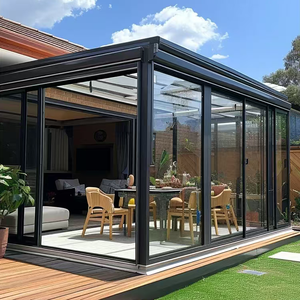 Véranda en aluminium 6063 T5 de haute qualité, extension moderne <span class=keywords><strong>coupe</strong></span>-vent pour salle à manger - Product Image 2