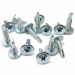 Sujetadores resistentes a la corrosión chapados en zinc de alto rendimiento Tornillos autoperforantes de cabeza de armazón para diseño de perfil bajo de metal y madera - Product Image 1