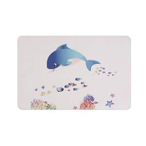 แผ่นรองอาบน้ำดินไดอะตอมเมียร์แบบนุ่ม รูปทรงสี่เหลี่ยมผืนผ้า ลายการ์ตูน ซึมซับน้ำได้ดี กันลื่น แห้งเร็ว สำหรับห้องน้ำ - Product Image 1