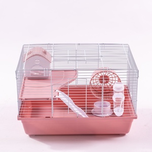 Cage de Luxe Double Villa pour Hamster – Nid Complet en Acier pour Hamster Géant, Idéal pour Petits Animaux et Chiens, avec Bouton Animalier - Product Image 4