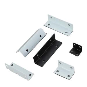 Soporte en forma de L de ángulo recto, de acero laminado en frío, conector de herrajes para soporte de estantes, para fijación de muebles de baño - Product Image 1