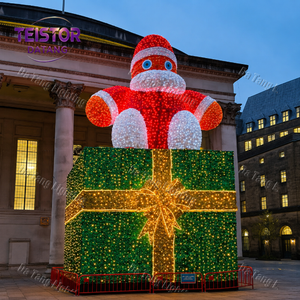 Gran Decoración Navideña Iluminada de Santa Claus para Centros Comerciales, Eventos Públicos y Proyectos de Paisajismo Temporal - Product Image 2