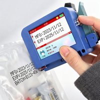 Mini imprimantes à jet d'encre portables 12,7 mm, machine de codage de date multifonction pour bouteilles, logo sur t-shirts, sacs en plastique PVC