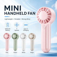 Ventilateur pliable portable avec design léger et compact pour le bureau, les voyages, l'extérieur, la maison, l'école, le camping, les femmes, les hommes, les enfants, utilisation estivale