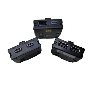 Skoda พอร์ตชาร์จ USB ด้านหลัง5QD 035 726 L Type A และ C สำหรับ Octavia karoq kamiq 12V ที่ชาร์จในรถ - Product Image 5