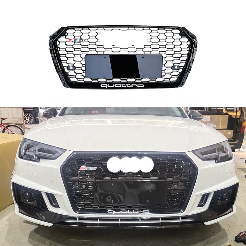Audi アウディ A4 RS4 フロントグリル クワトロ グリルマーカー