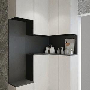 Custom Wood <b>Shoe</b> <b>Rack</b> Modern Minimalist Floating Design for Living Room Home Furniture-Modular Eco-Friendly Dustproof Free - Product Image 3