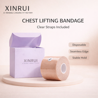 XINRUI Bande adhésive pour l'augmentation mammaire à usage unique, invisible, effet liftant rapide, en stock, plusieurs couleurs, échantillon gratuit